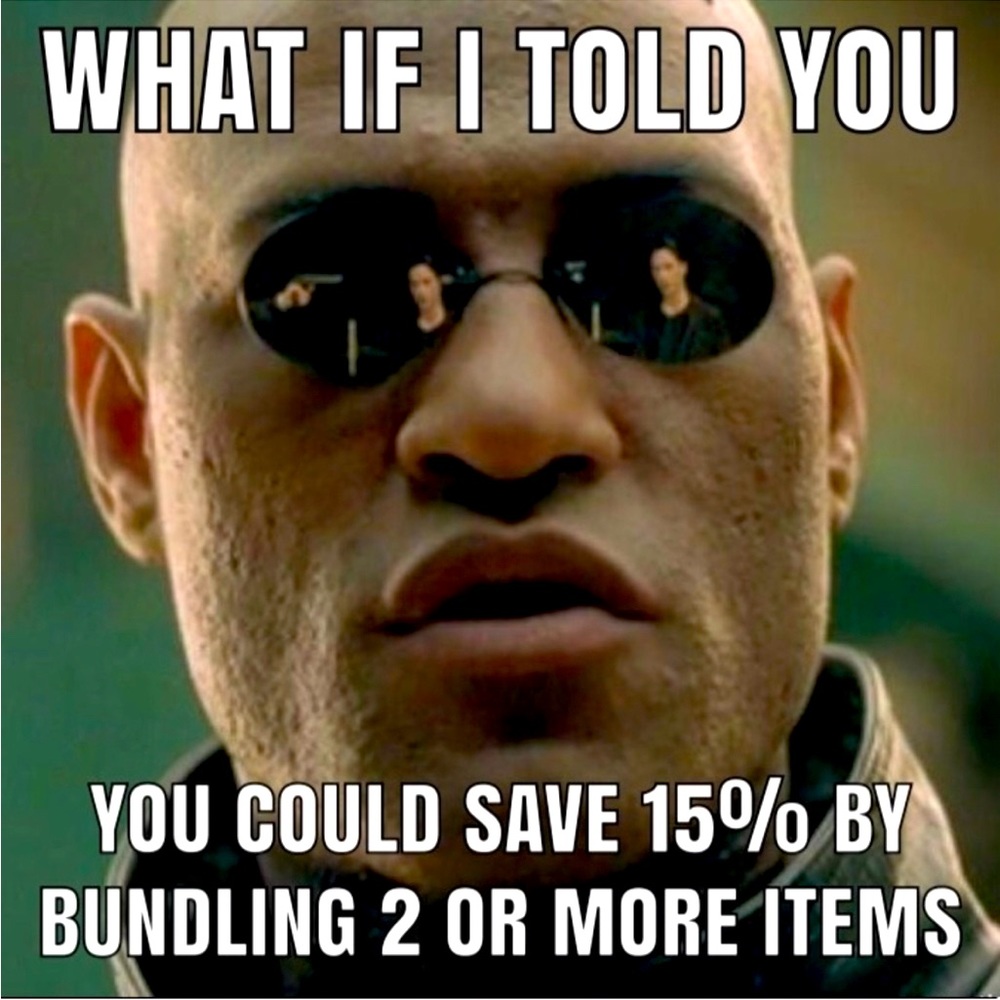 Take the red pill and bundle to save